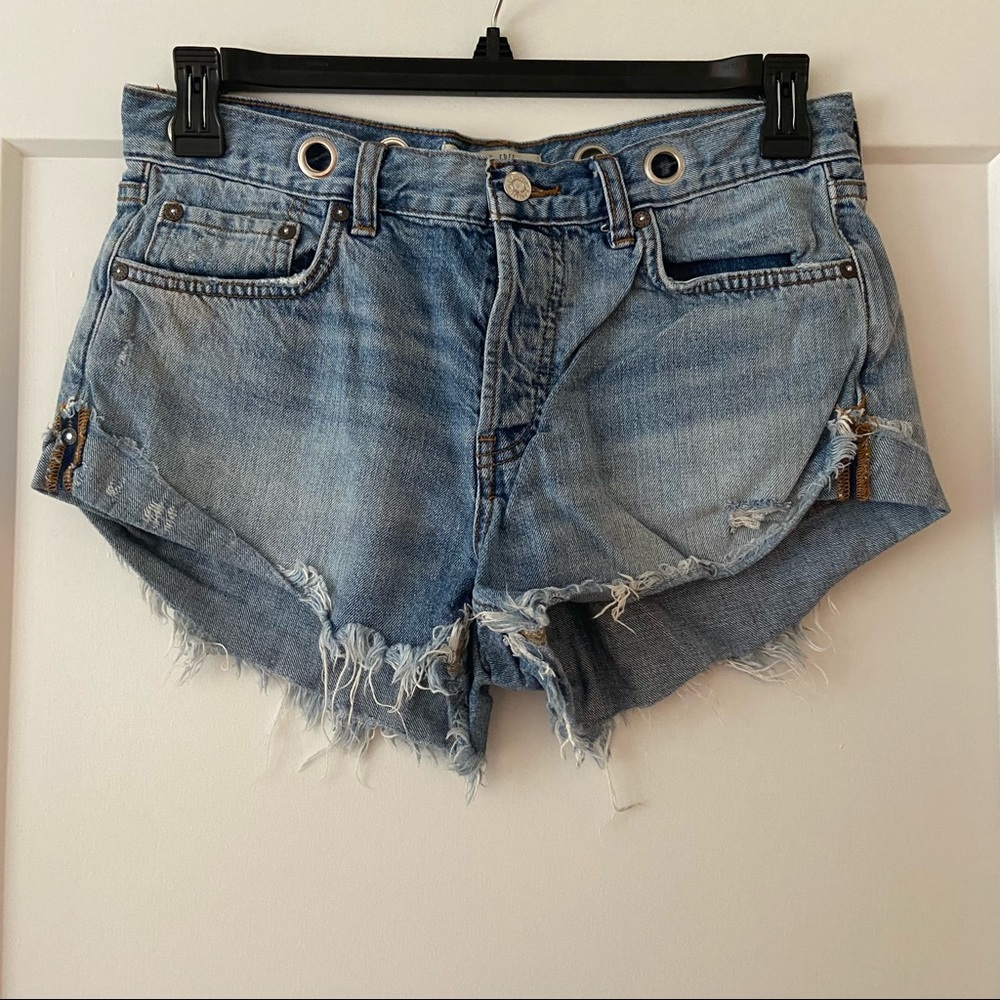 We the Free Denim Cutoff Shorts - Size 28